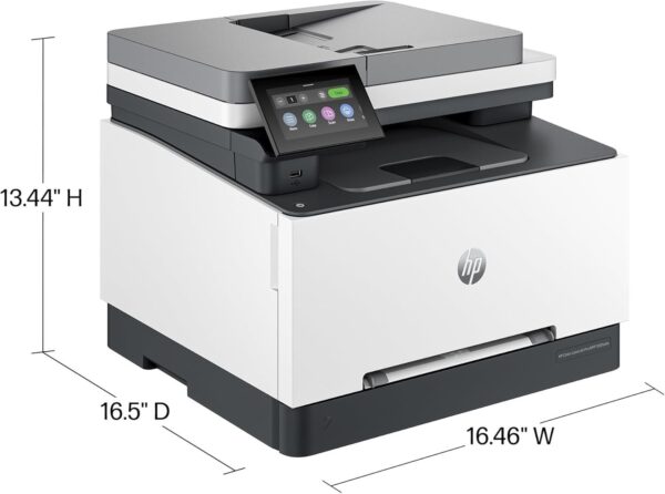 HP Color Laserjet Pro MFP 3301sdw Wireless All-in-One Color Laser Printer, Scanner, Copier, Best for Office (499Q3F) - Image 3