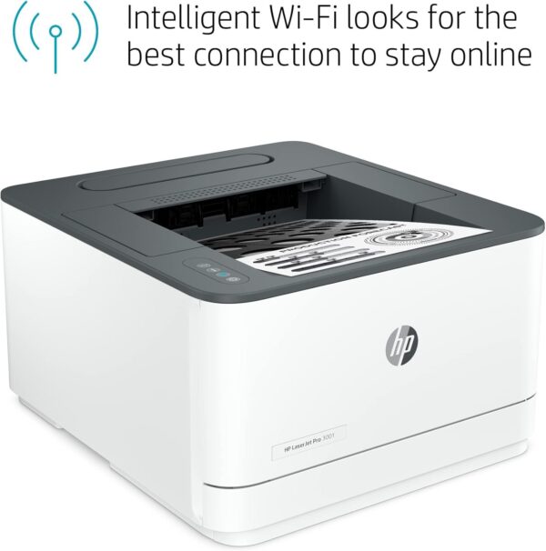 HP LaserJet Pro 3001dw Wireless Black & White Printer (Renewed) - Image 6
