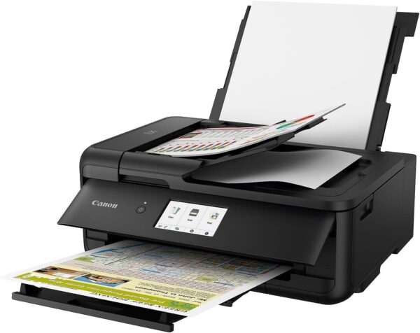 Canon PIXMA TS9520 All In one Wireless Printer Home or Office| Scanner | Copier | Mobile Printing with AirPrint and Google Cloud Print, Black, Works with Alexa, One Size - Image 3