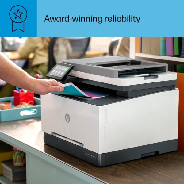 HP Color Laserjet Pro MFP 3301fdw Wireless All-in-One Color Laser Printer, Office Printer, Scanner, Copier, Fax, ADF, Duplex, Best-for-Office (499Q5F) - Image 9