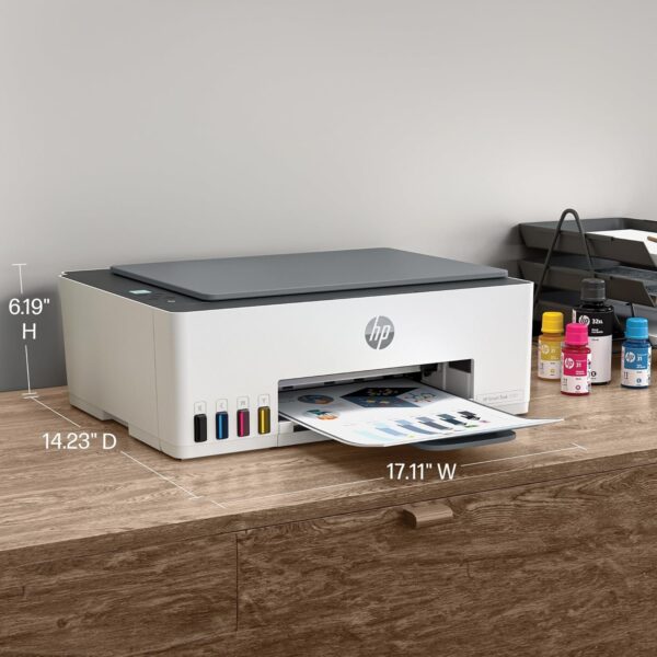 HP Smart Tank 5101 Wireless All-in-One Ink Tank Printer with 2 years of ink included,Print, scan, copy, Best-for-home, Refillable ink tank (1F3Y0A) - Image 3