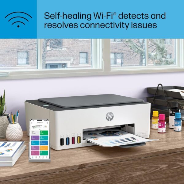 HP Smart Tank 5101 Wireless All-in-One Ink Tank Printer with 2 years of ink included,Print, scan, copy, Best-for-home, Refillable ink tank (1F3Y0A) - Image 13
