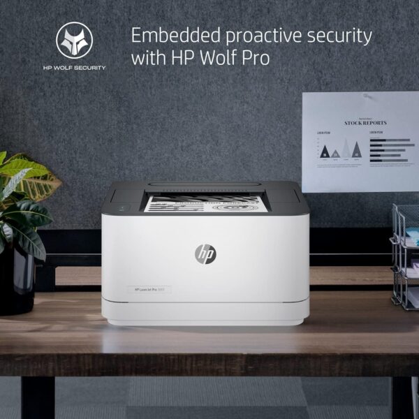 HP LaserJet Pro 3001dw Wireless Black & White Printer (Renewed) - Image 4
