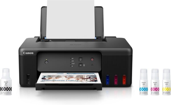 Canon PIXMA G1230 - MegaTank Inkjet Printer, USB Required, Not Included