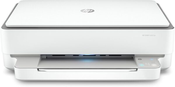HP ENVY 6055e Wireless Color Inkjet Printer, Print, scan, copy, Easy setup, Mobile printing, Best-for-home, 3 months of Instant Ink included,white