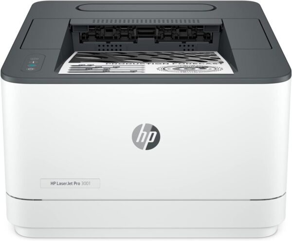 HP LaserJet Pro 3001dw Wireless Black & White Printer (Renewed)